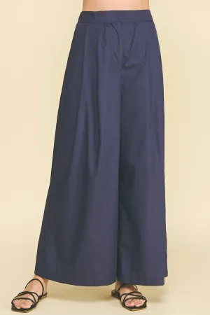 Poplin Wide Pant