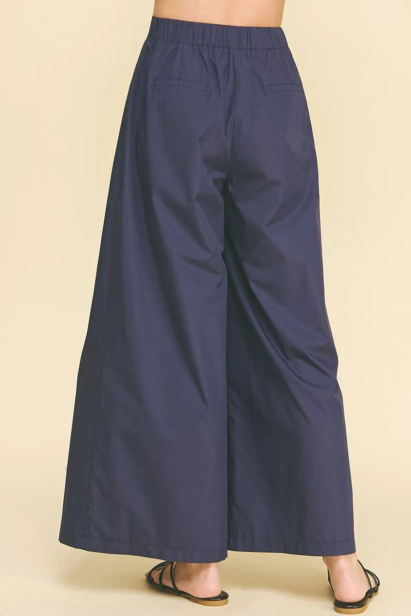 Poplin Wide Pant