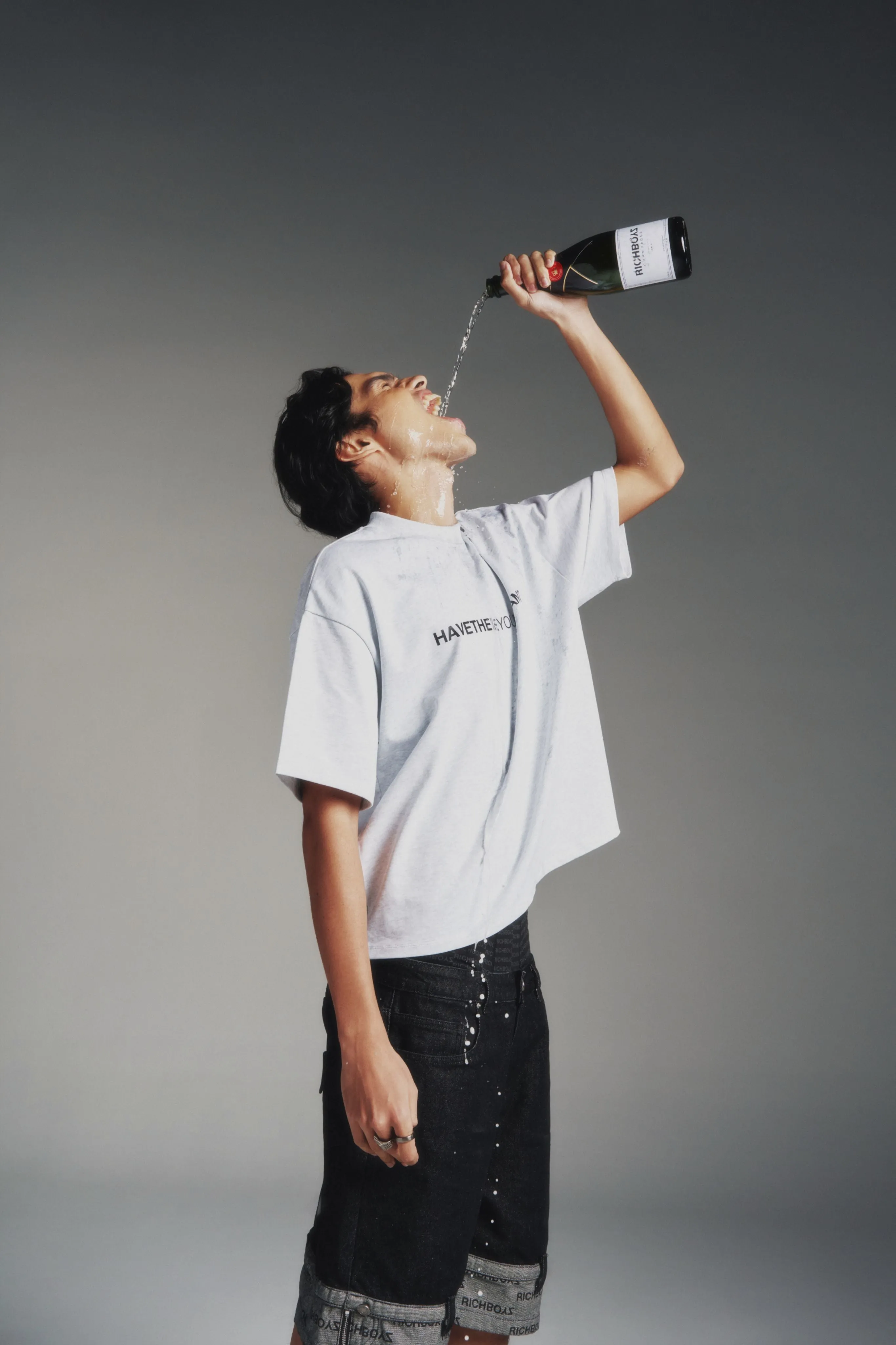 Premium Box Tee - Smoke