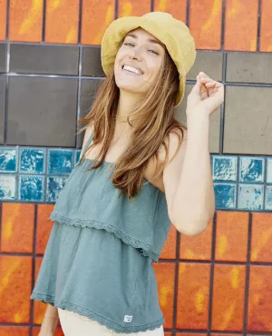 Primo Tiered Eyelette Tank Top - SALE