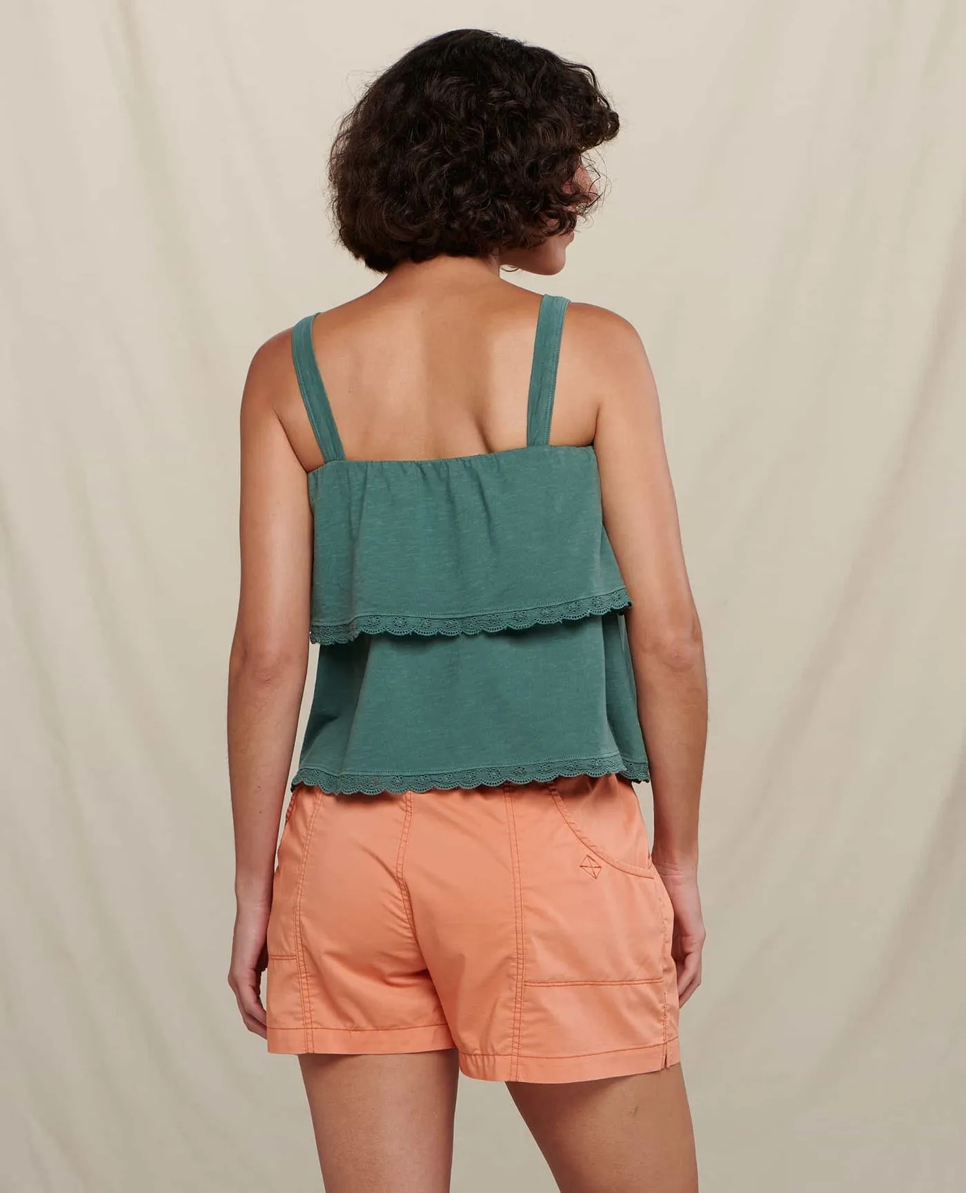 Primo Tiered Eyelette Tank Top - SALE