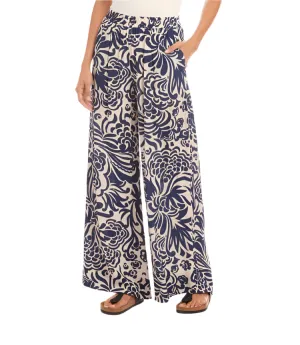 Print Wide Leg Pant