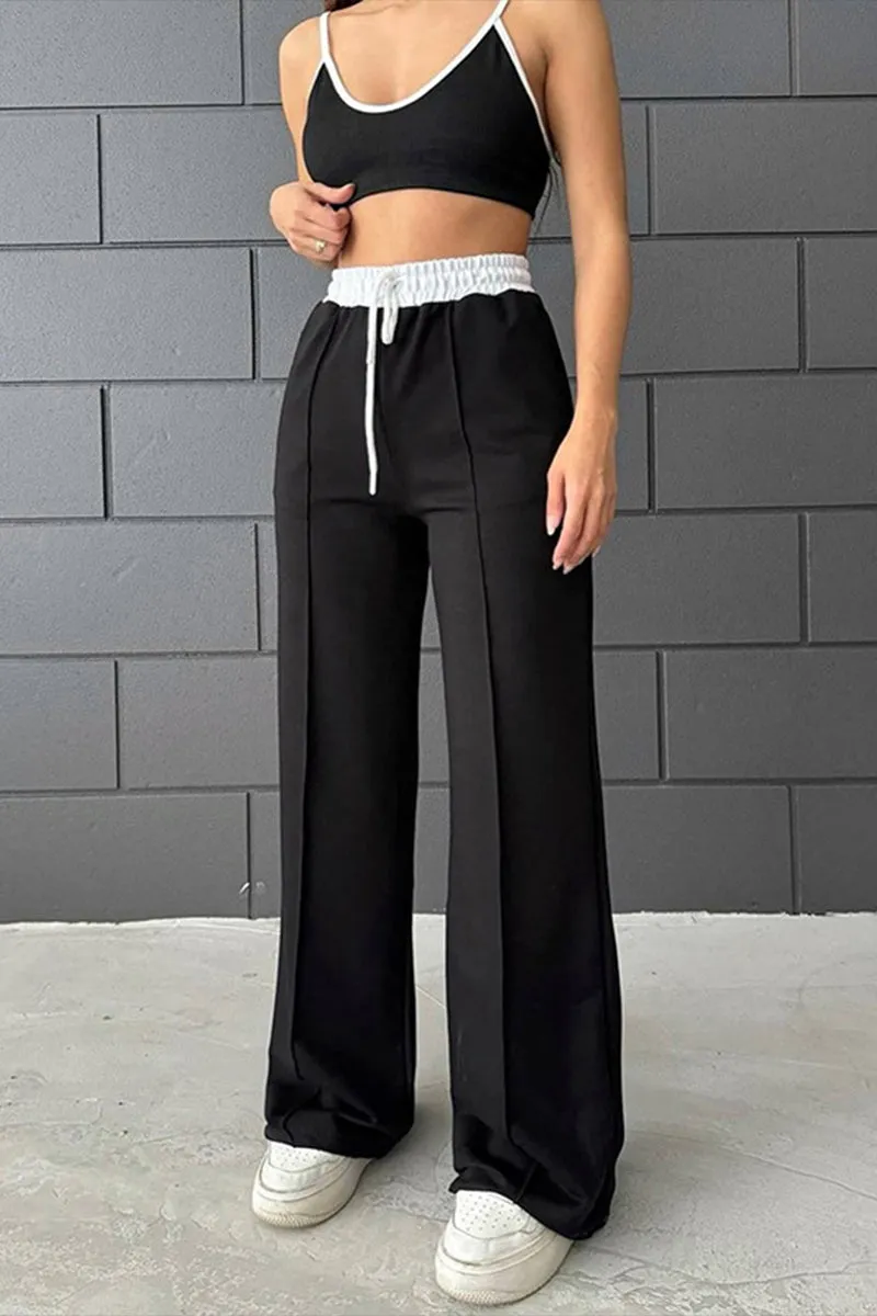 PS3152 Wide Leg Sweatpants