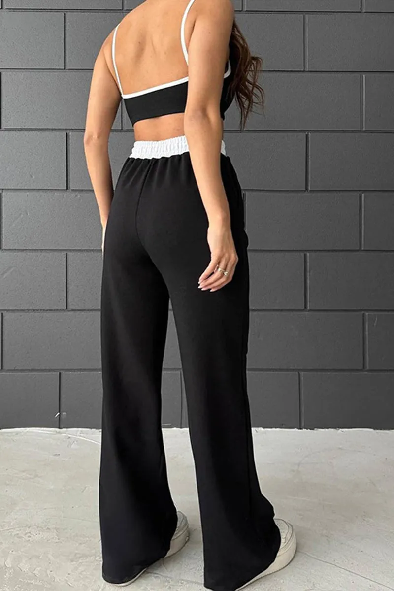 PS3152 Wide Leg Sweatpants