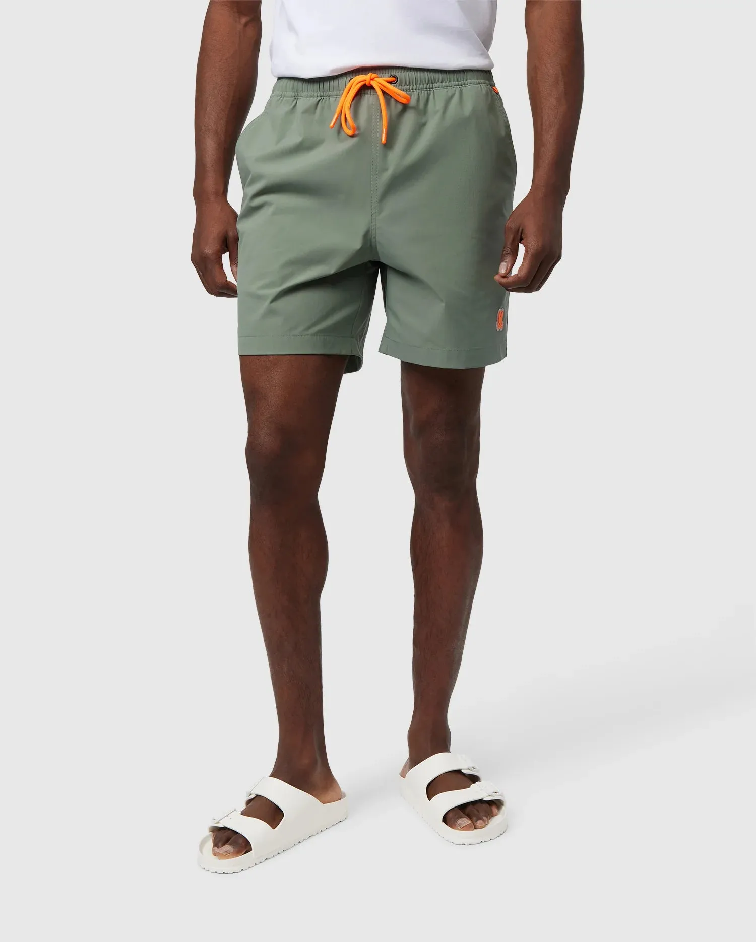 Psycho Bunny Malta Hydrochromic Swim Trunk - Agave Green