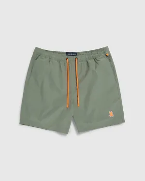Psycho Bunny Malta Hydrochromic Swim Trunk - Agave Green