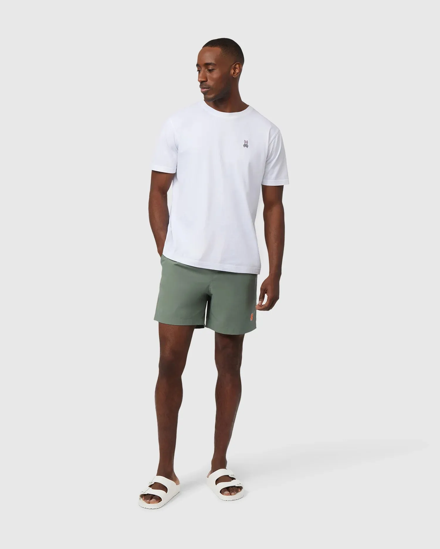 Psycho Bunny Malta Hydrochromic Swim Trunk - Agave Green