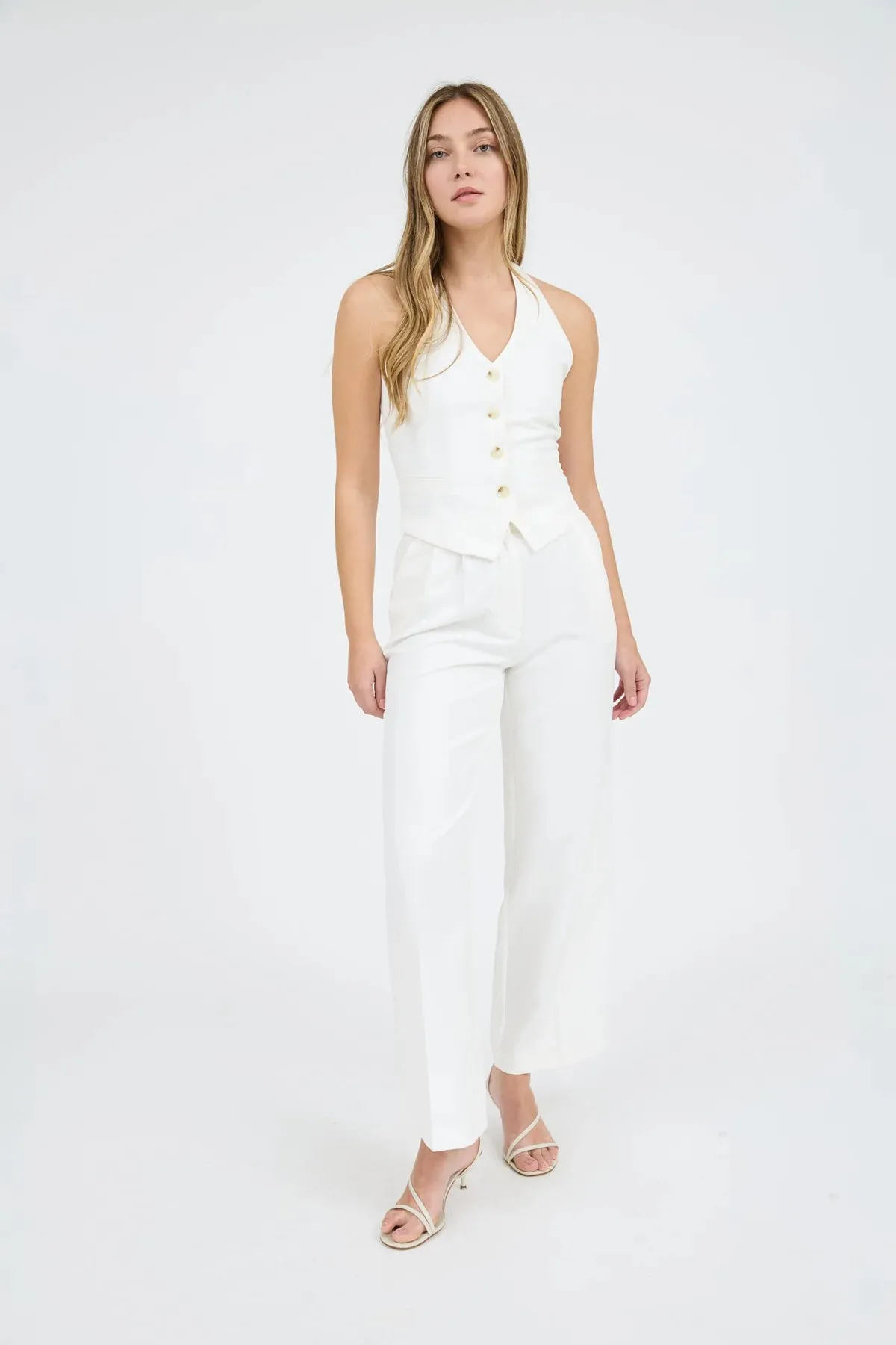 "Anne" Wide Leg Dress Pant