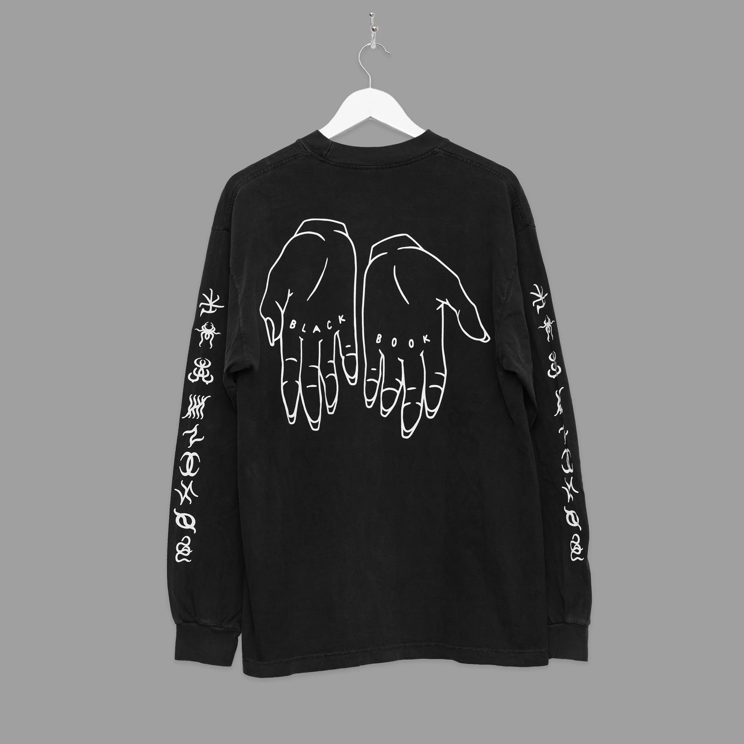 "PREMIUM" OVERSIZED Symbols Long Sleeve Tee