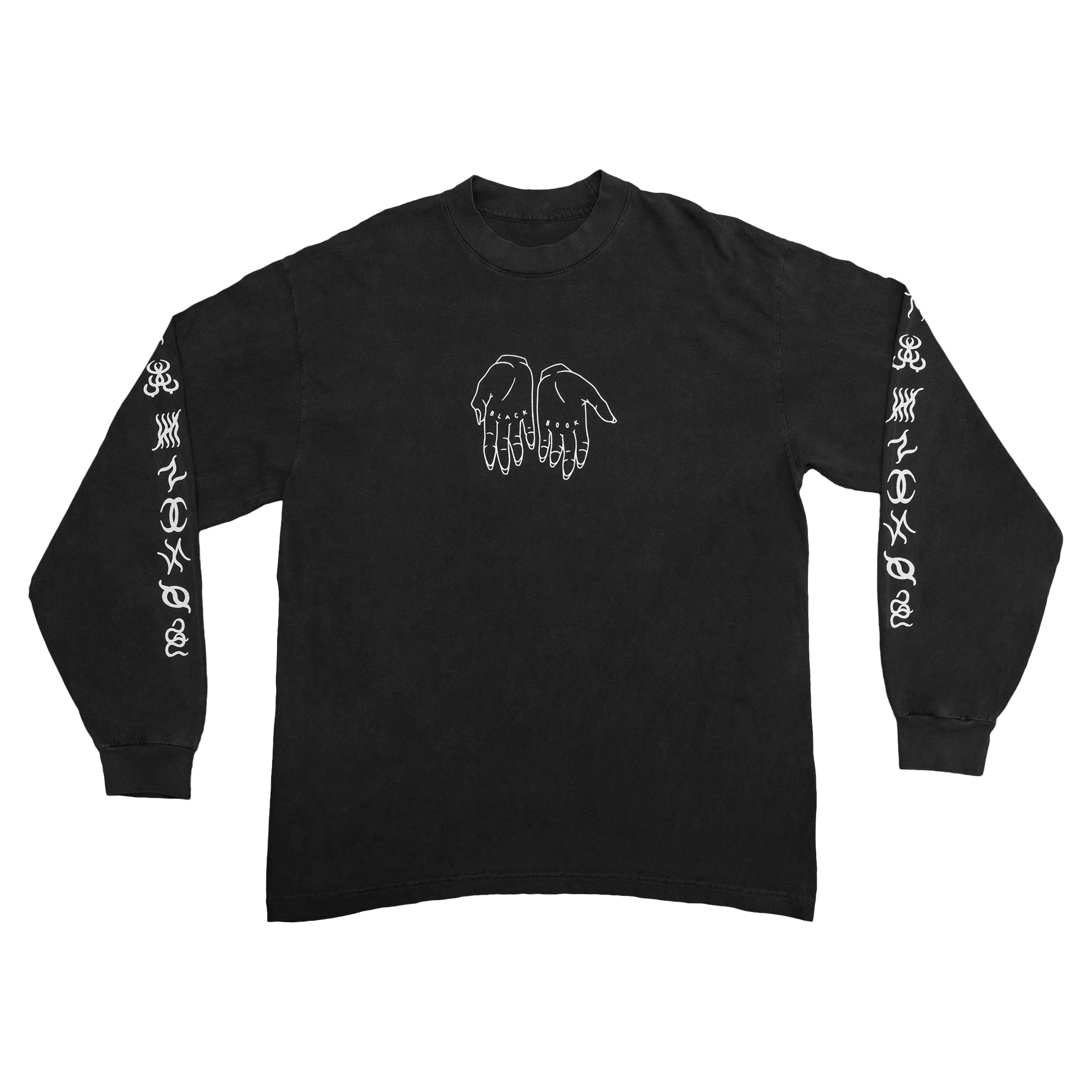 "PREMIUM" OVERSIZED Symbols Long Sleeve Tee