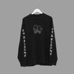 "PREMIUM" OVERSIZED Symbols Long Sleeve Tee