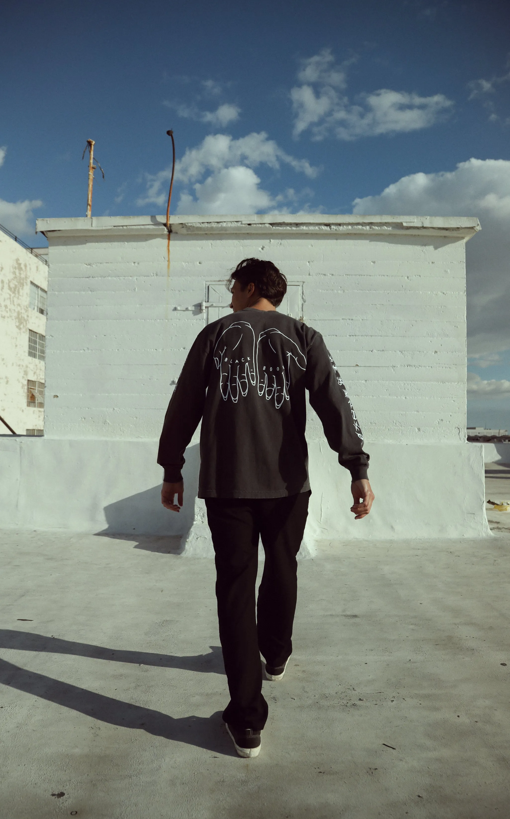 "PREMIUM" OVERSIZED Symbols Long Sleeve Tee