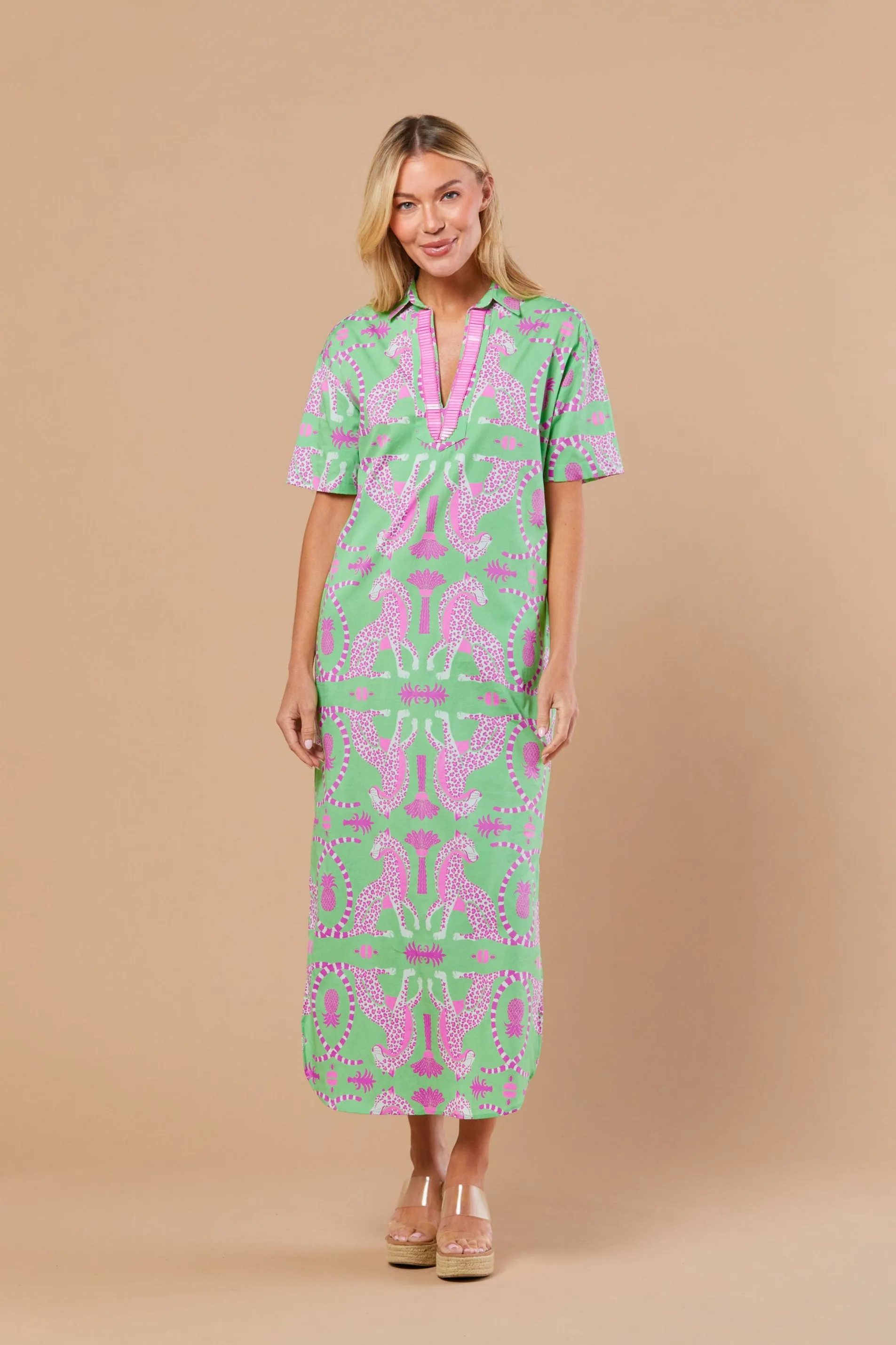 Reese Dress in Kiwi Prowess