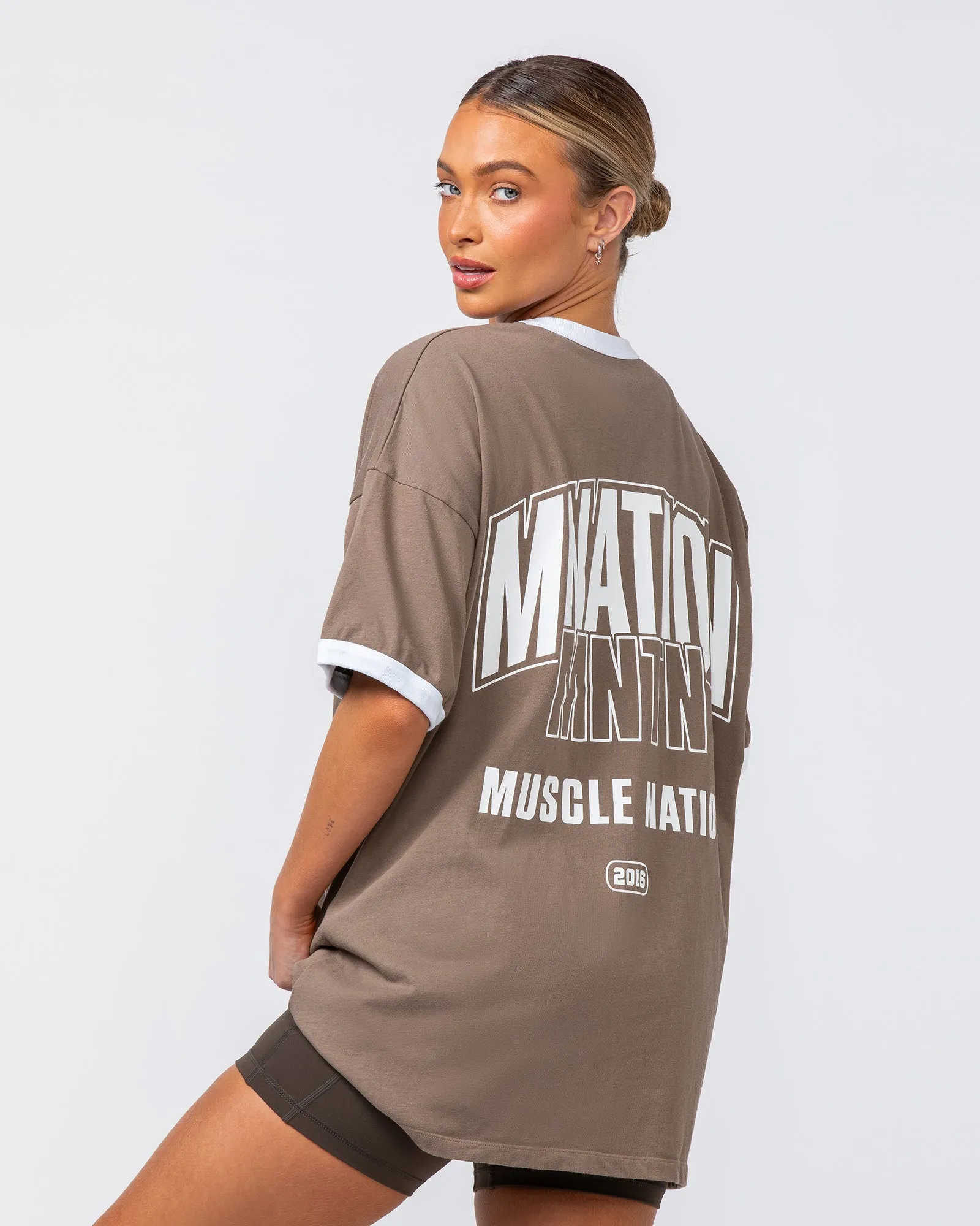 Refresh Oversized Tee - Mushroom
