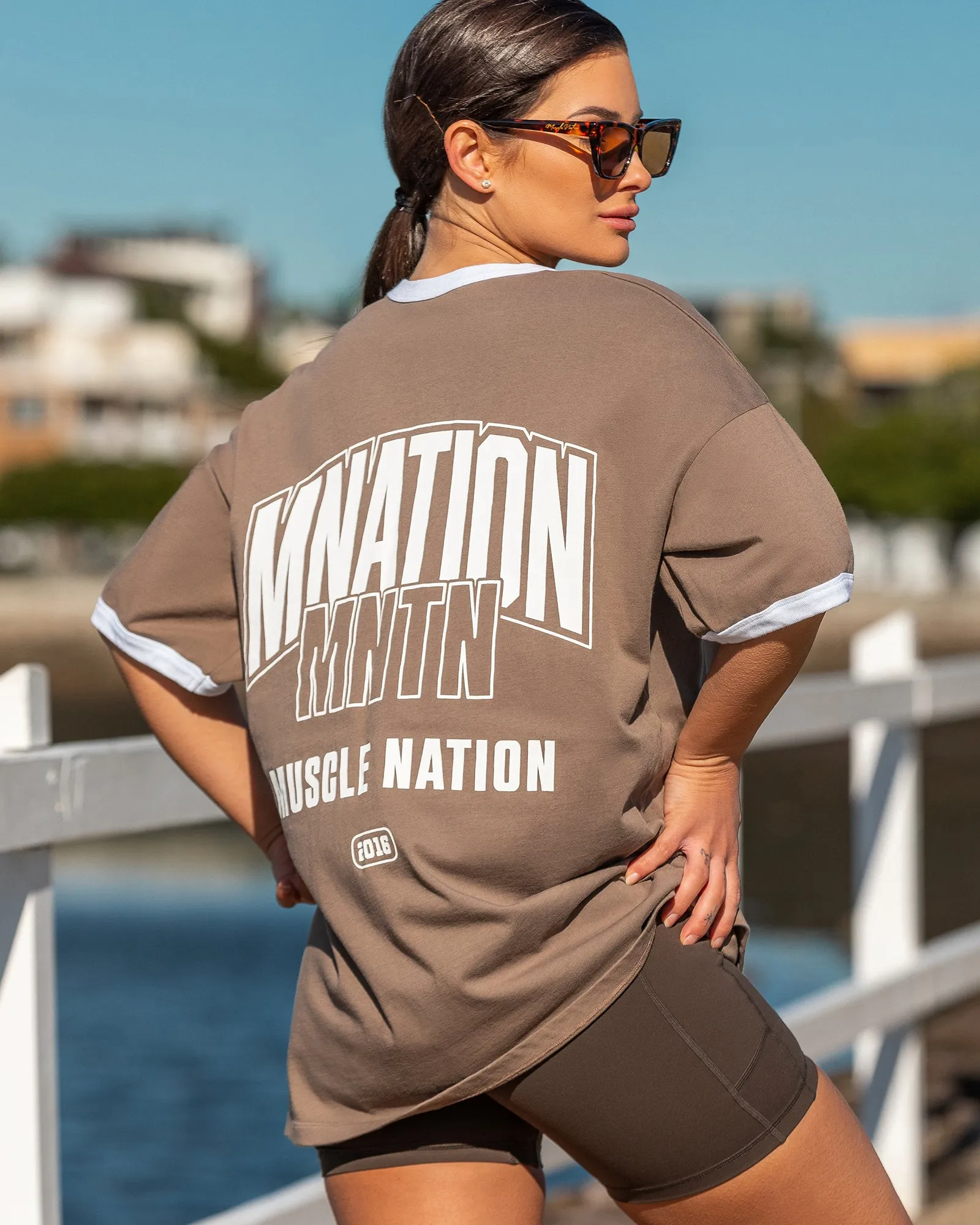 Refresh Oversized Tee - Mushroom