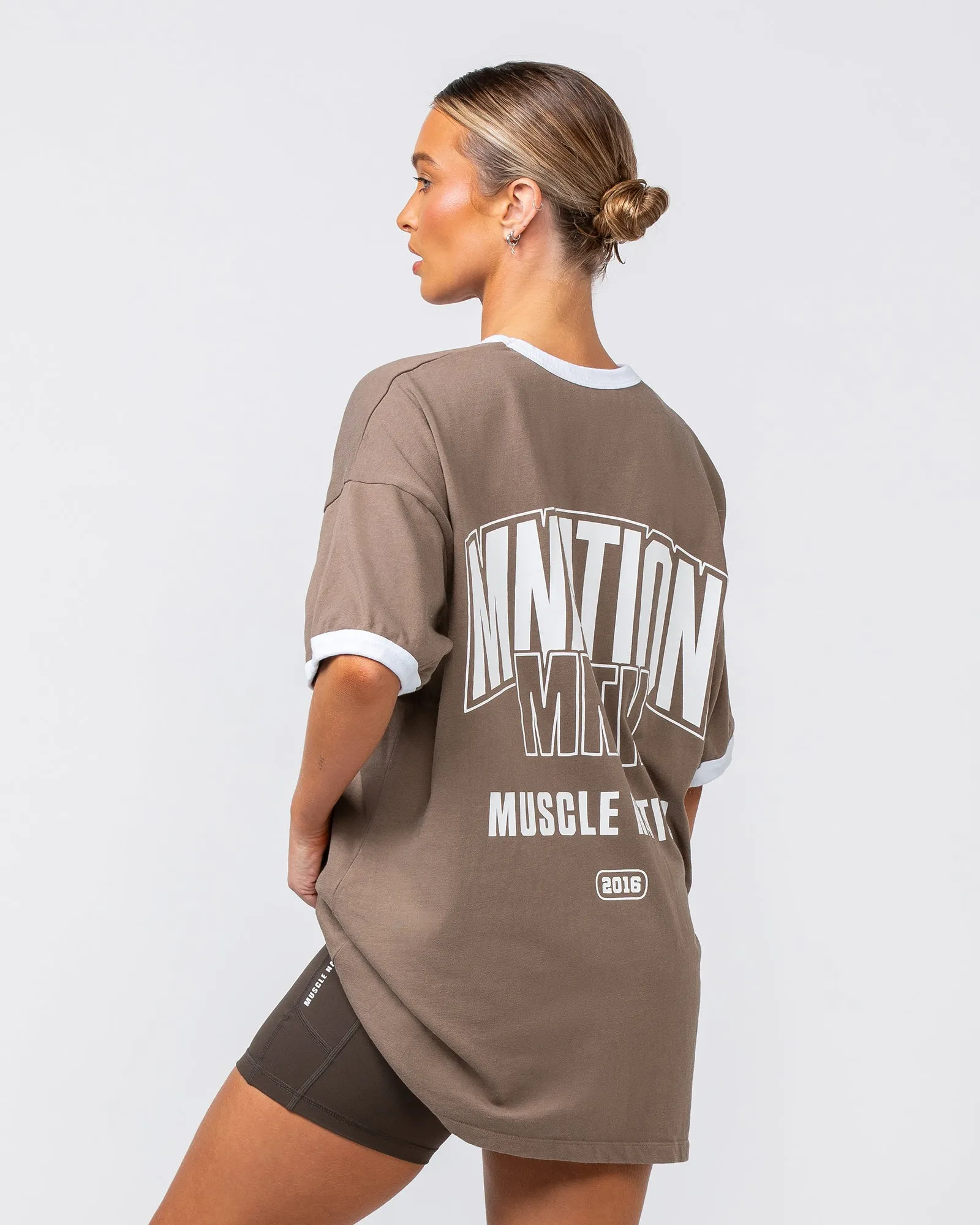 Refresh Oversized Tee - Mushroom