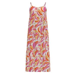Resort Carina - White Pink Orange Asbtract Print