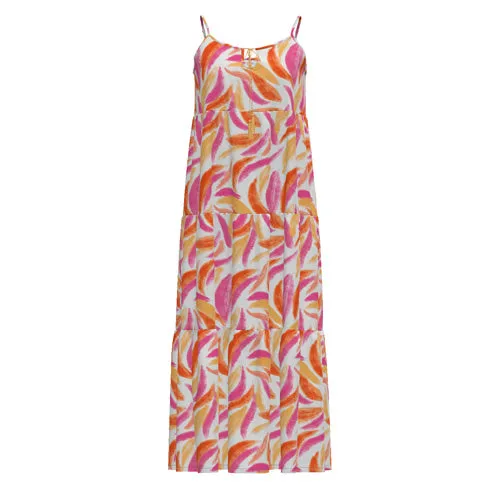 Resort Carina - White Pink Orange Asbtract Print