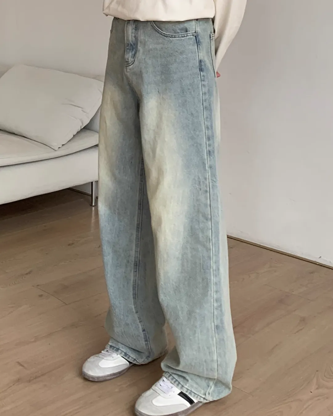 Retro Light Blue Denim Pants OYC0063