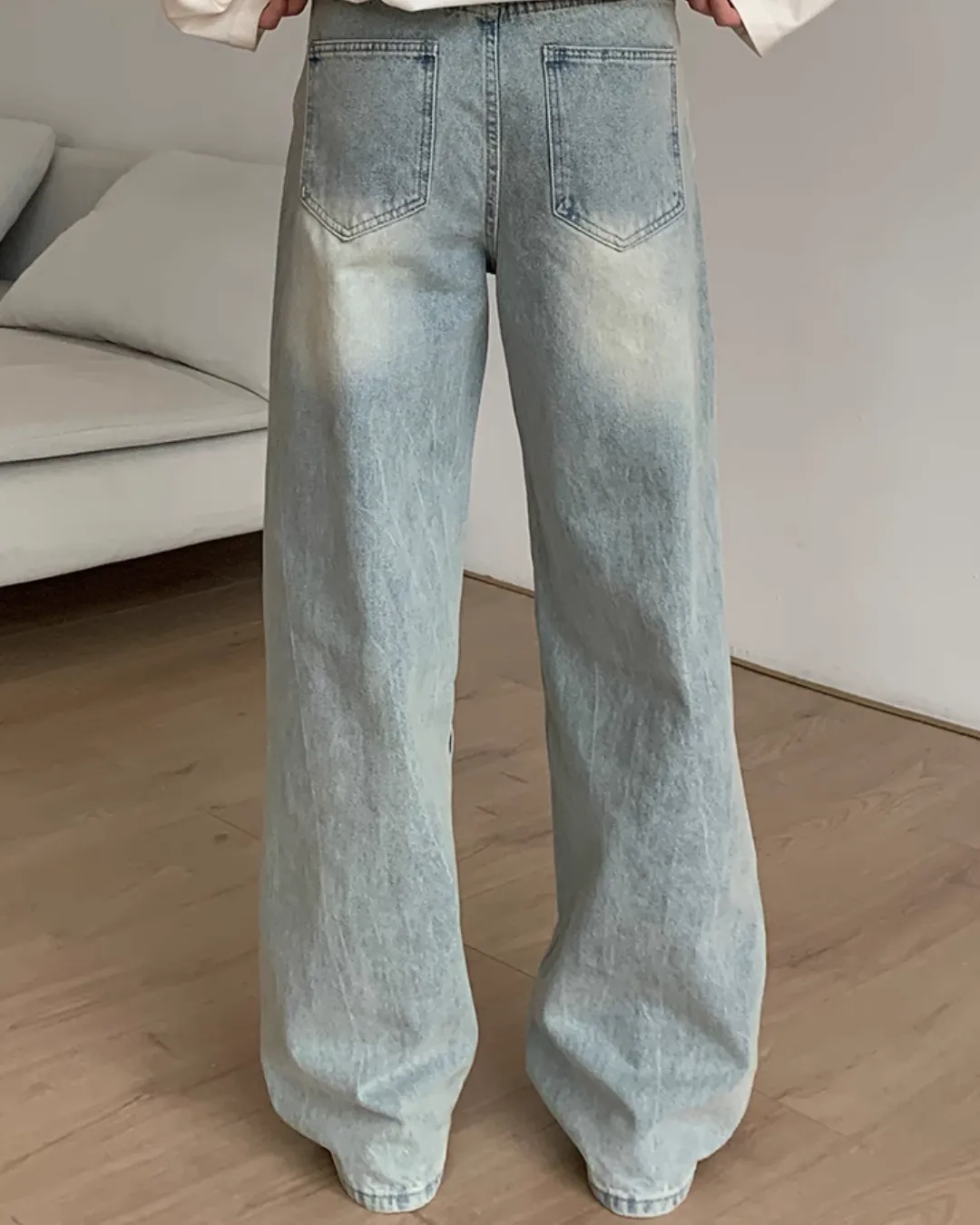 Retro Light Blue Denim Pants OYC0063