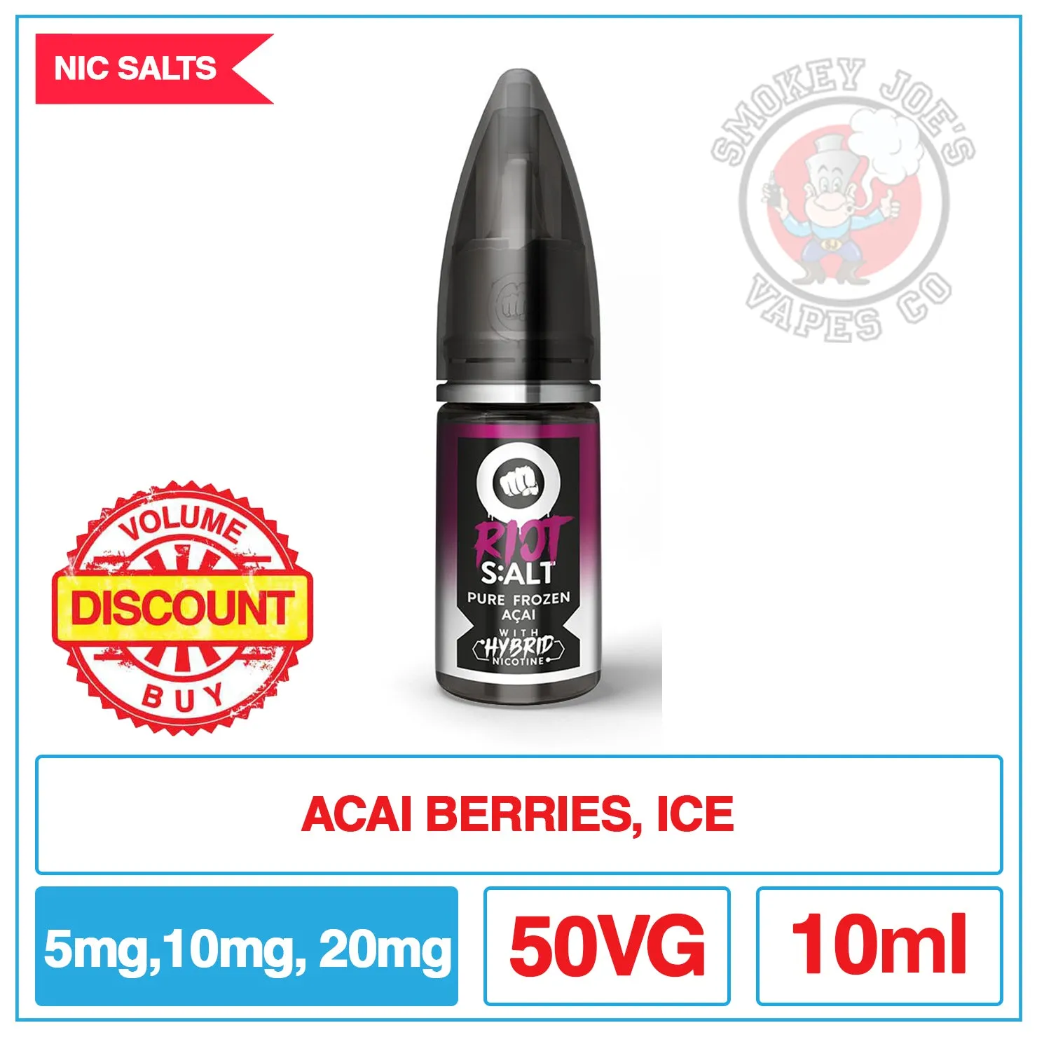 Riot Squad Salts - Frozen Acai