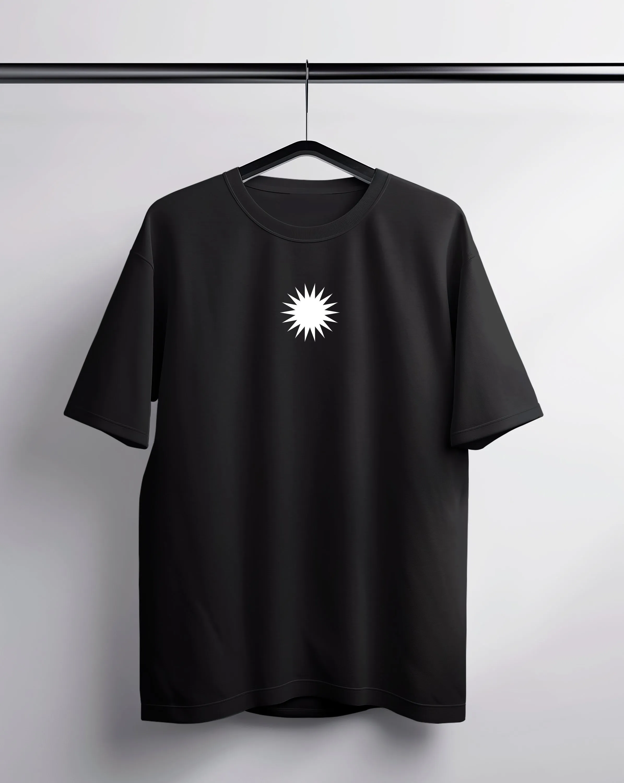 Rising Dragon Black Oversized Tee