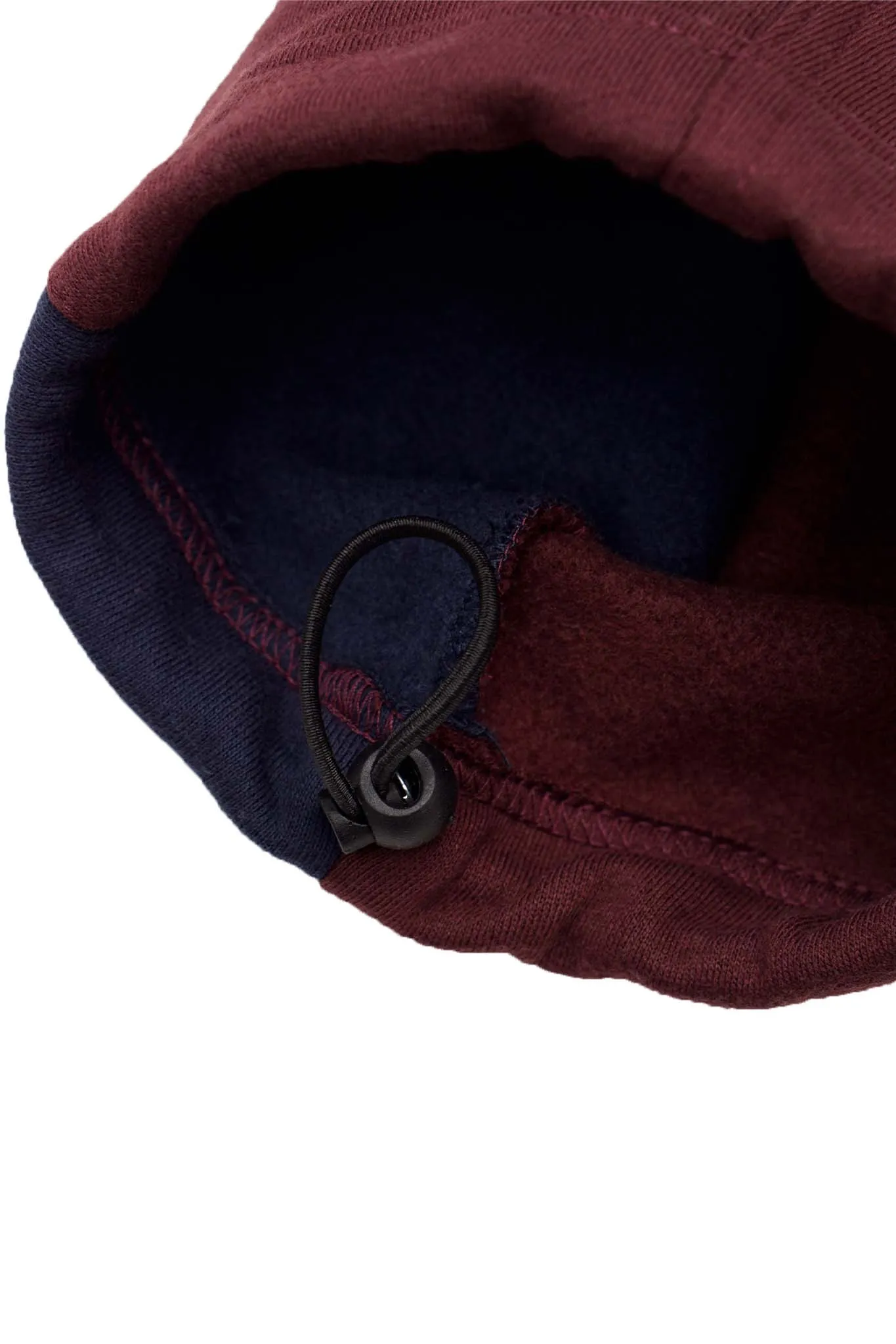 ROGUE SPLIT WIDE PANTS IN BURGUNDY/NAVY