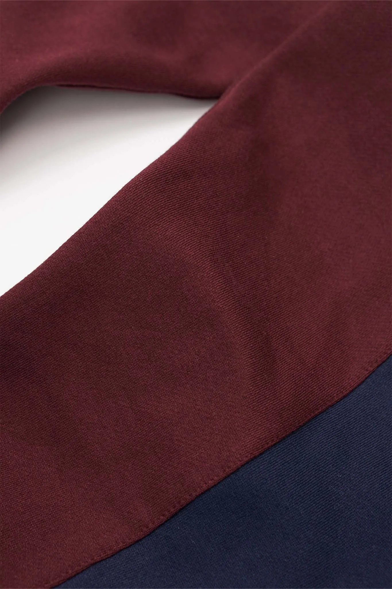ROGUE SPLIT WIDE PANTS IN BURGUNDY/NAVY