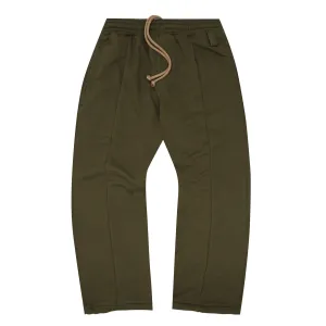 ROGUE SPLIT WIDE PANTS IN OLIVE