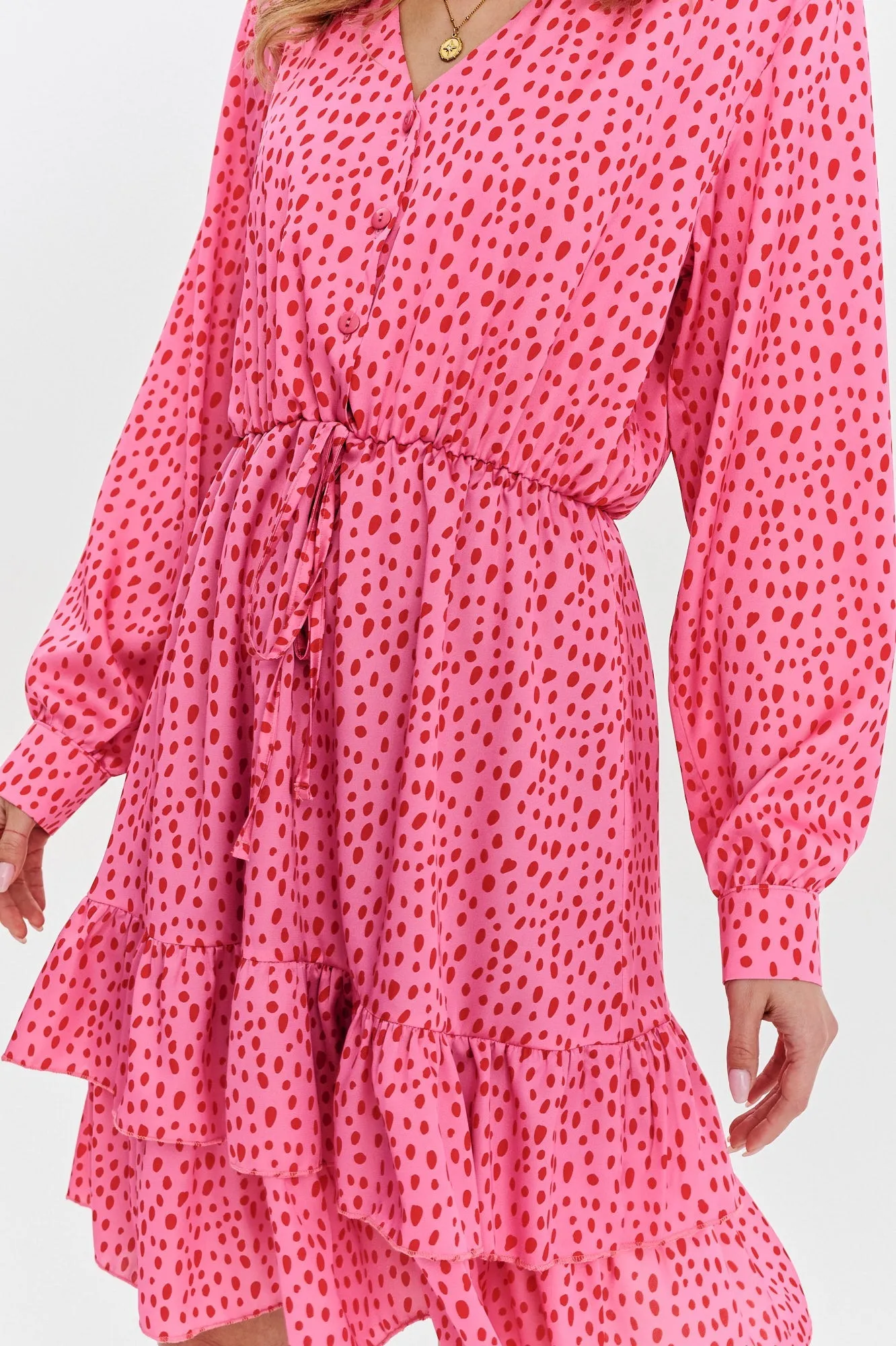 Rosy Glow mini dress