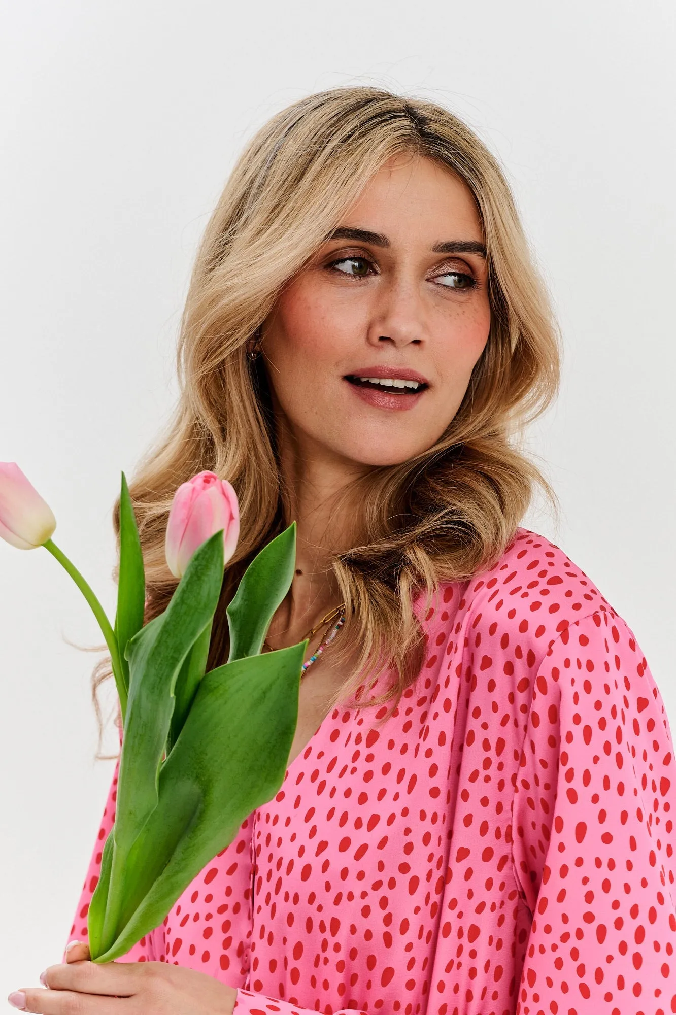 Rosy Glow mini dress