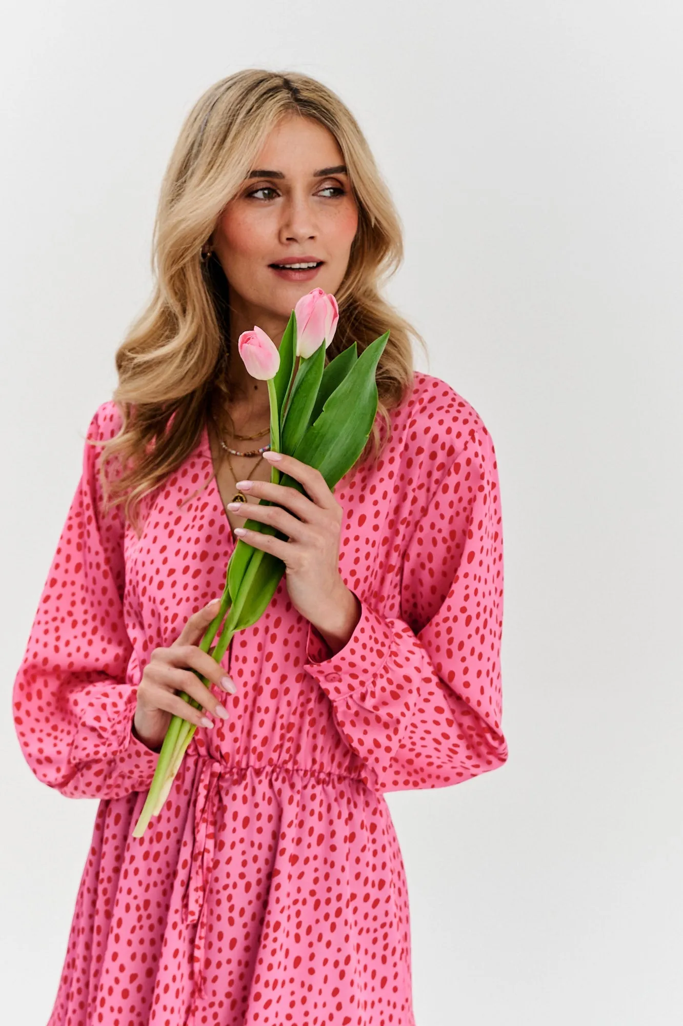 Rosy Glow mini dress