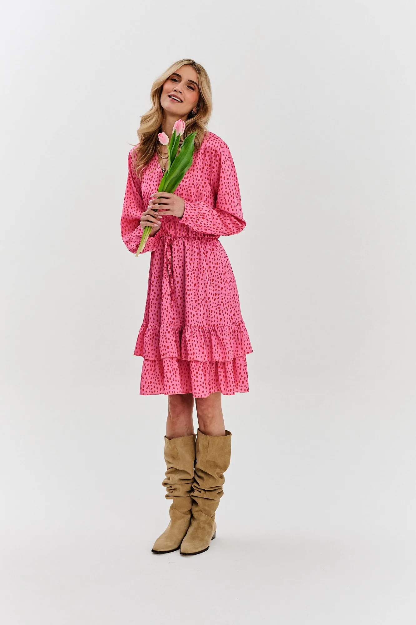 Rosy Glow mini dress