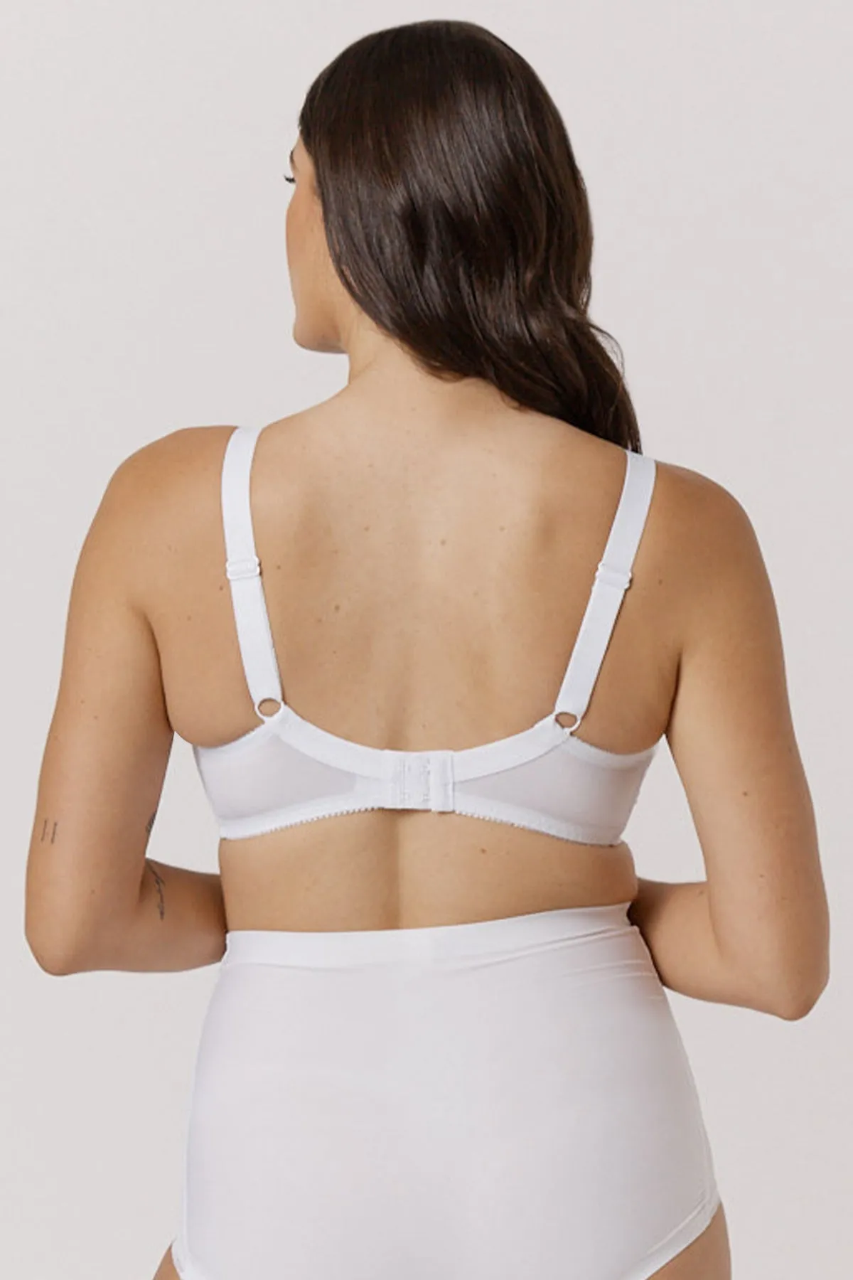 Ruby Lace Underwire-free Bra - White - no returns