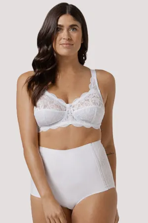 Ruby Lace Underwire-free Bra - White - no returns