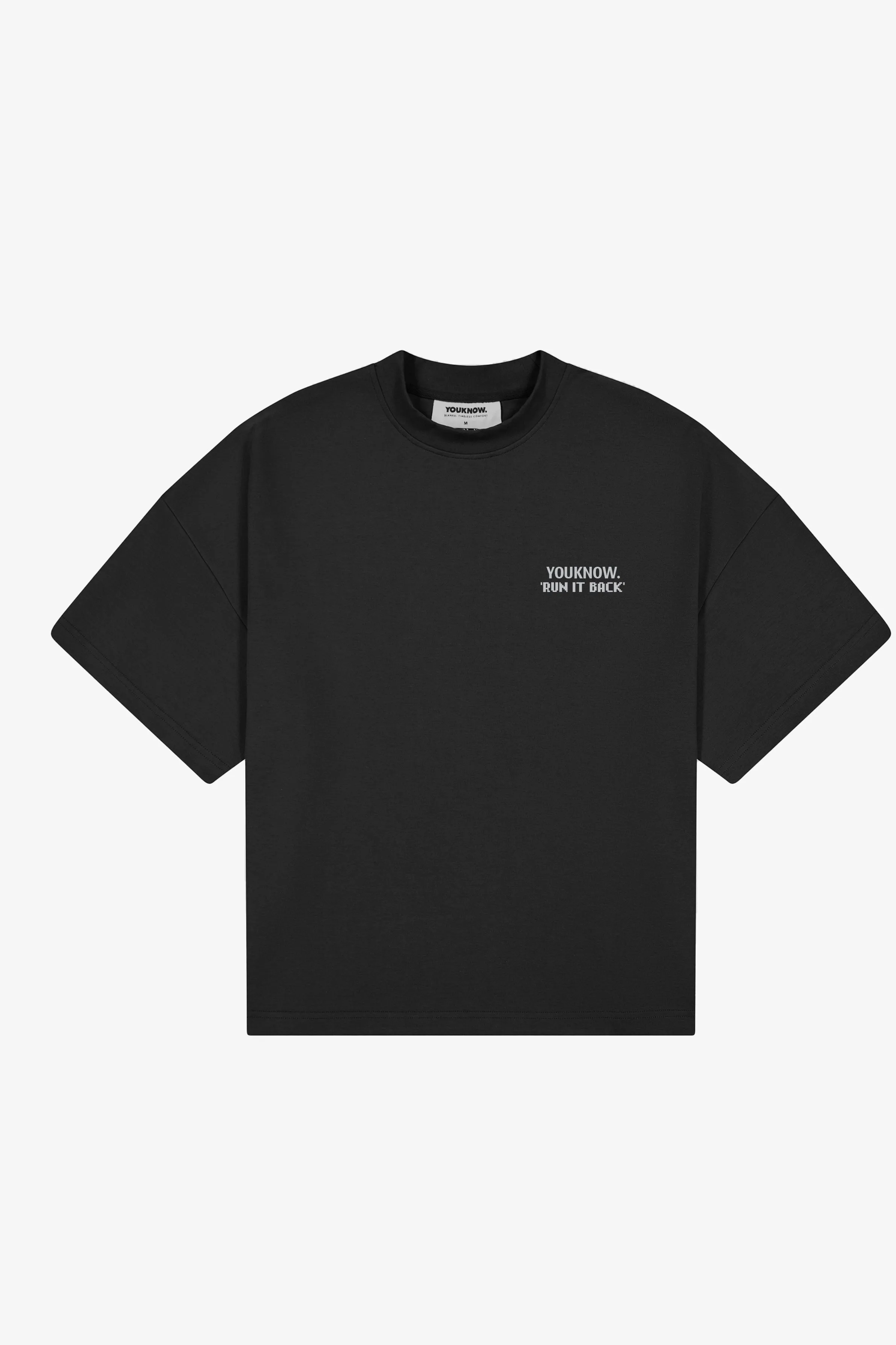 RUN IT BACK TEE - MSN | Black