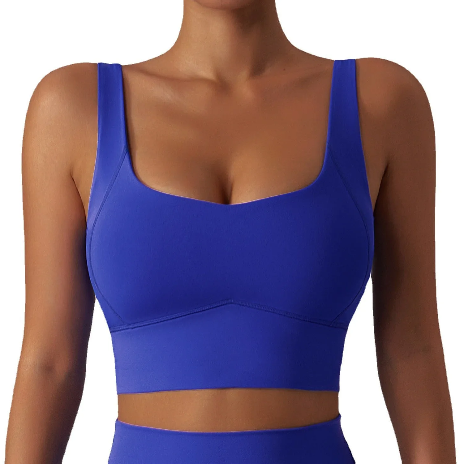 Running Sports Quick-drying Nude Feel Yoga Push Up Bras Shockproof Fitness Vest trendy