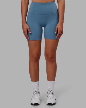 RXD High Waist Mid Short Tights - Elemental Blue