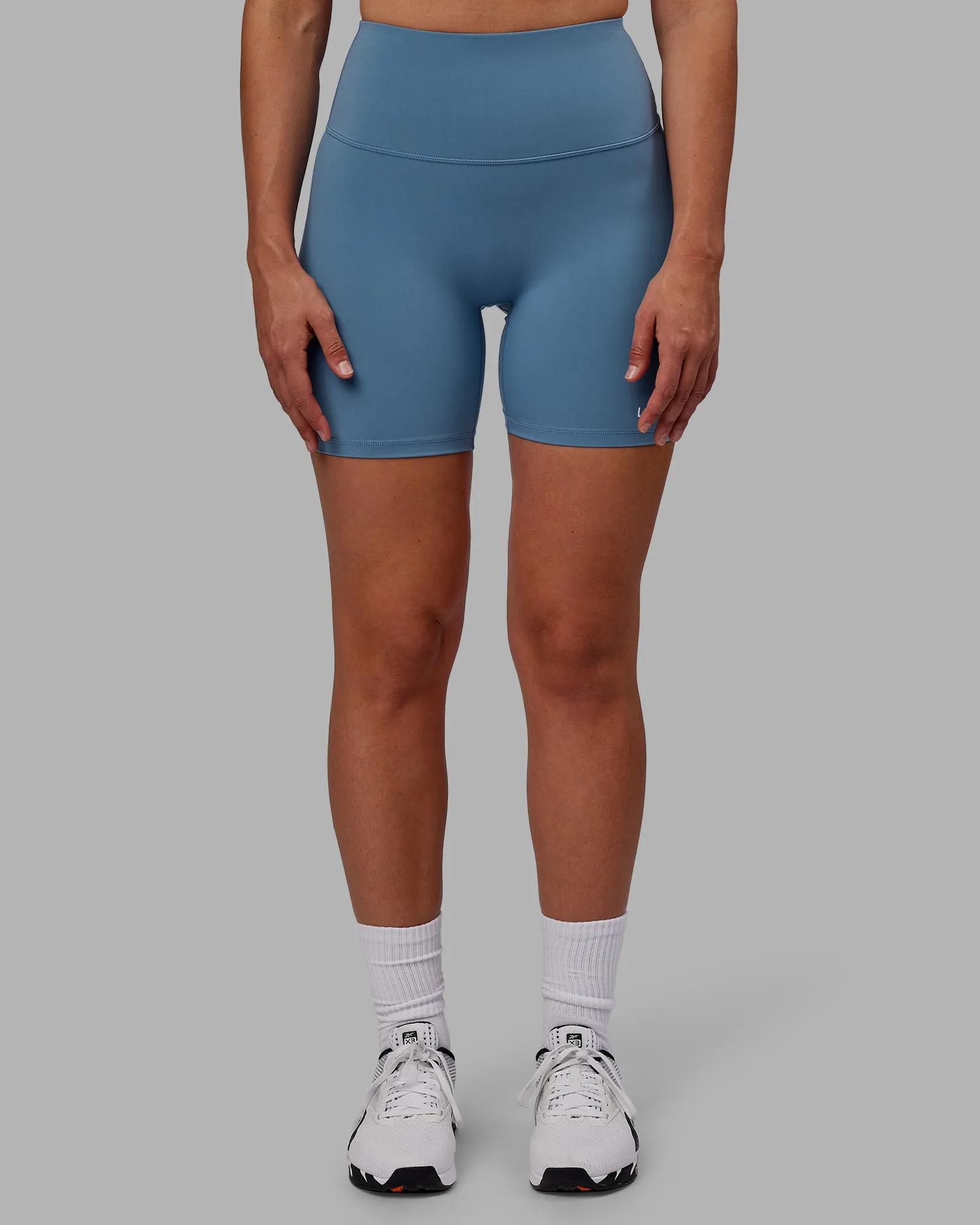 RXD High Waist Mid Short Tights - Elemental Blue