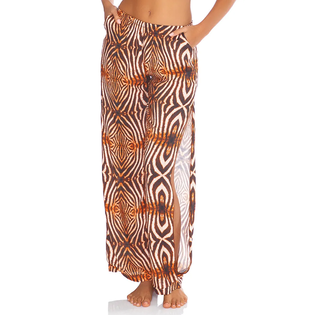 SAFARI DREAMS - Split Side Wide Leg Pant