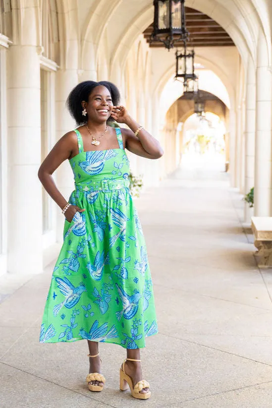 San Miguel Dress in Maritime Songbird