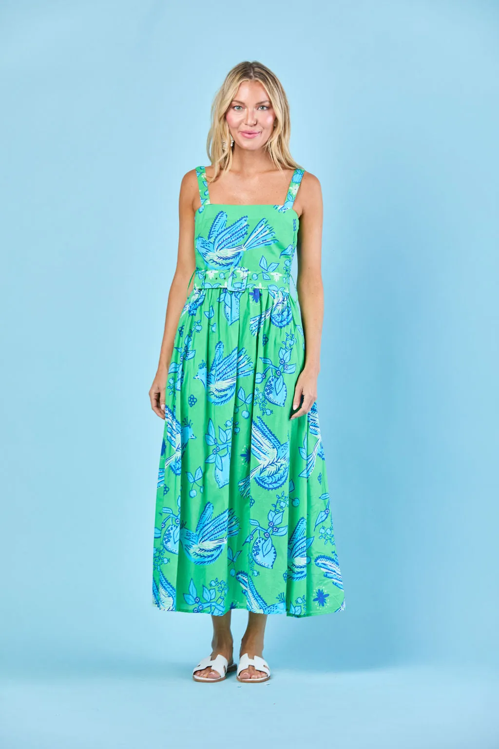 San Miguel Dress in Maritime Songbird