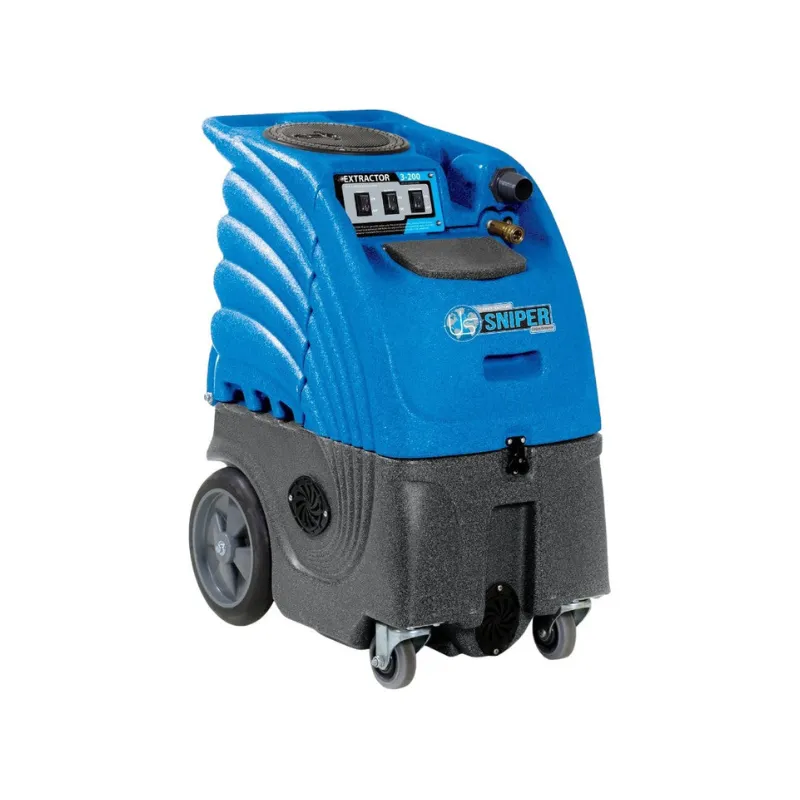 Sandia Sniper 6-Gallon Dual 3-Stage Carpet Extractor - 300 PSI Pump with Optional Heat - 86-3300