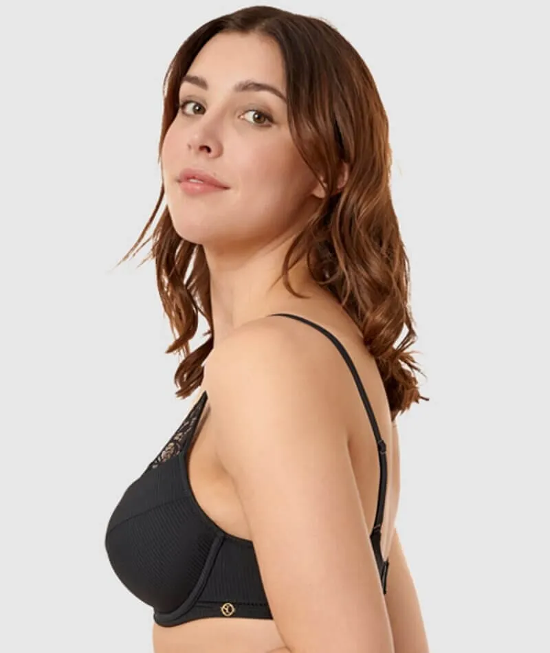 Sans Complexe Ariane Essential Full Cup Underwired Bra - Black
