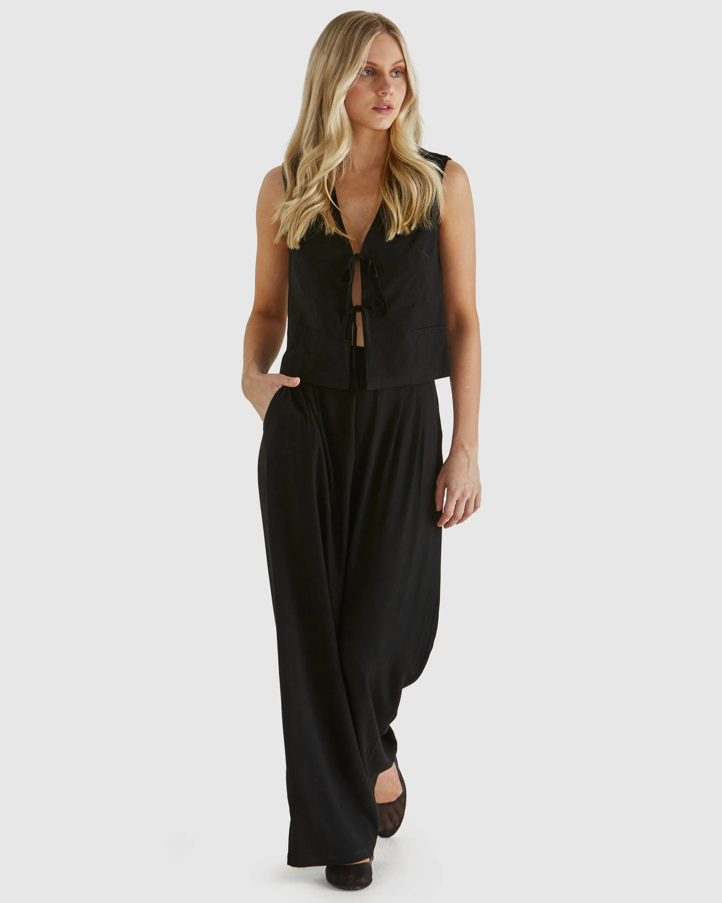 Sass Natalia Pant - Black
