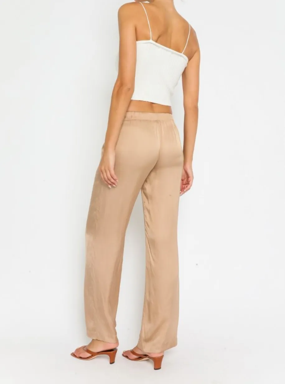 Satin Wide Leg Pants