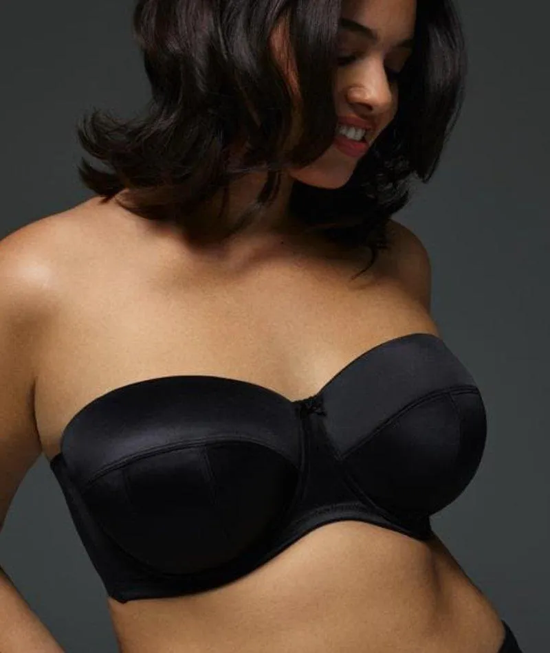 Sculptresse Dana Strapless Underwired Bra - Black