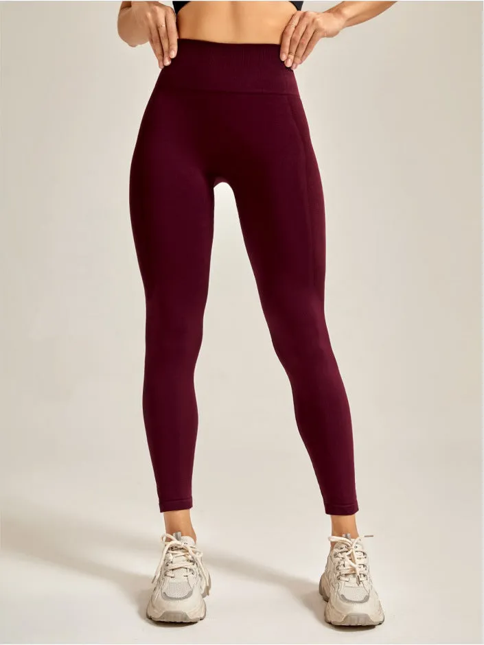 Seamless High Waist Knitted Yoga Pants