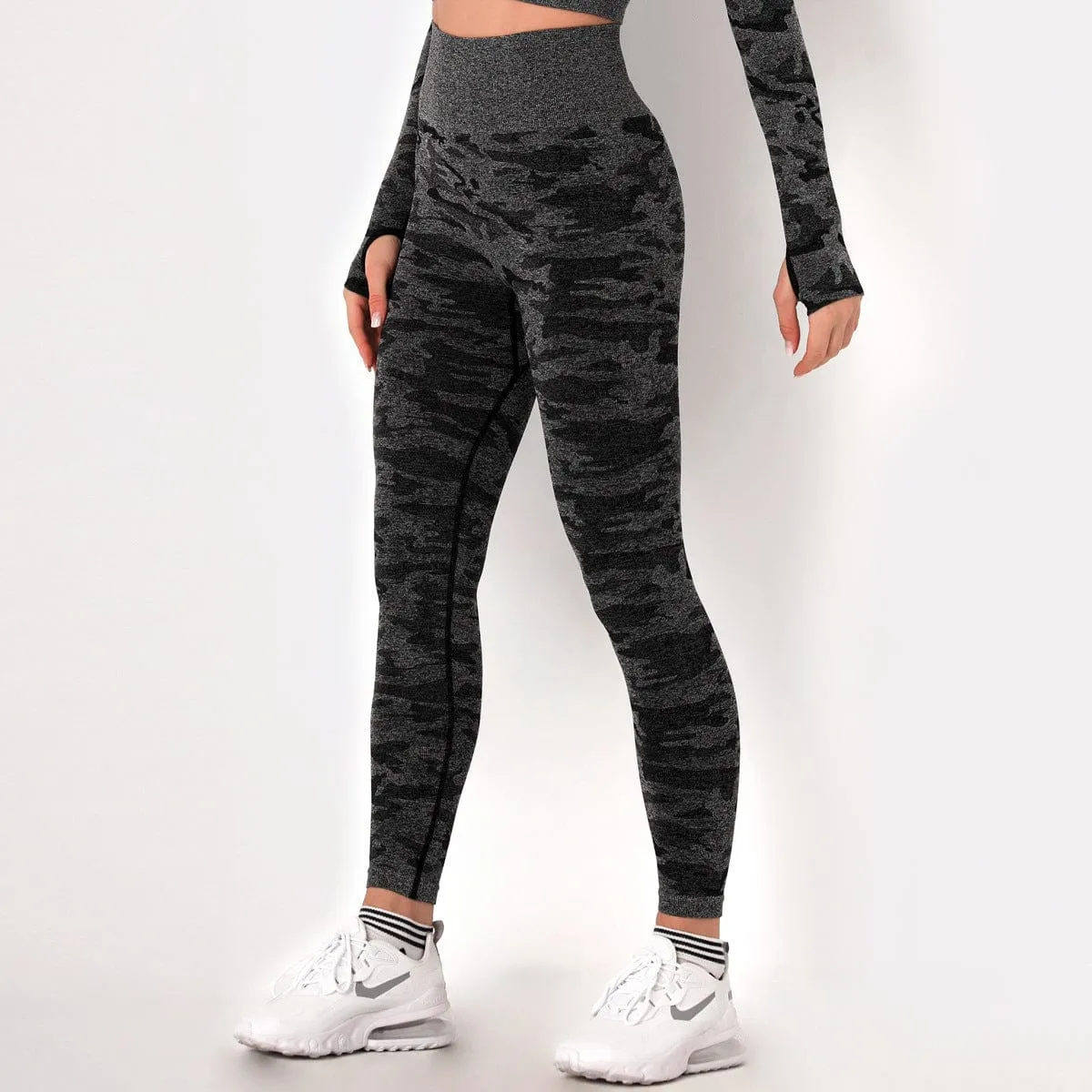 SecondSkin Camo Seamless Sports Leggings