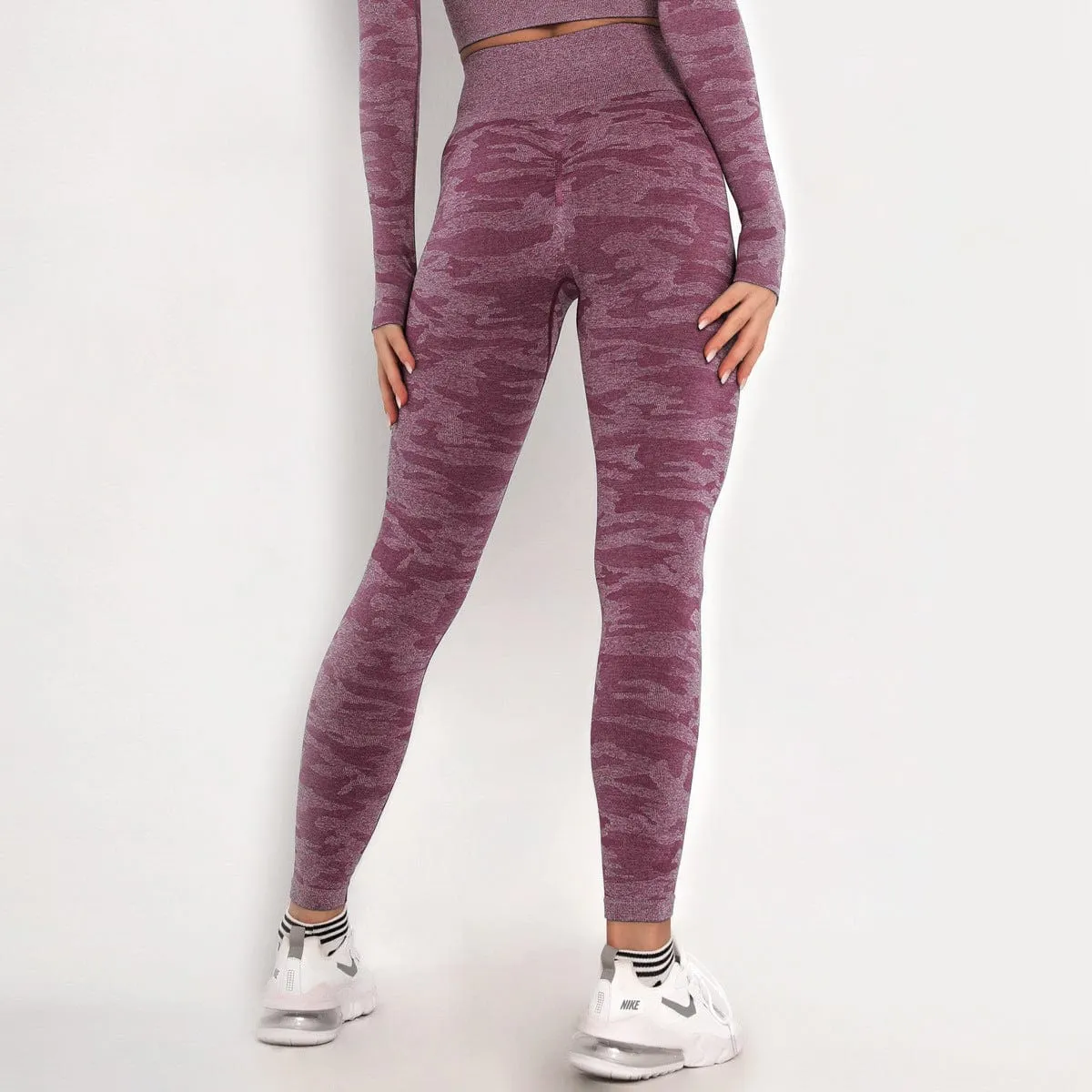 SecondSkin Camo Seamless Sports Leggings